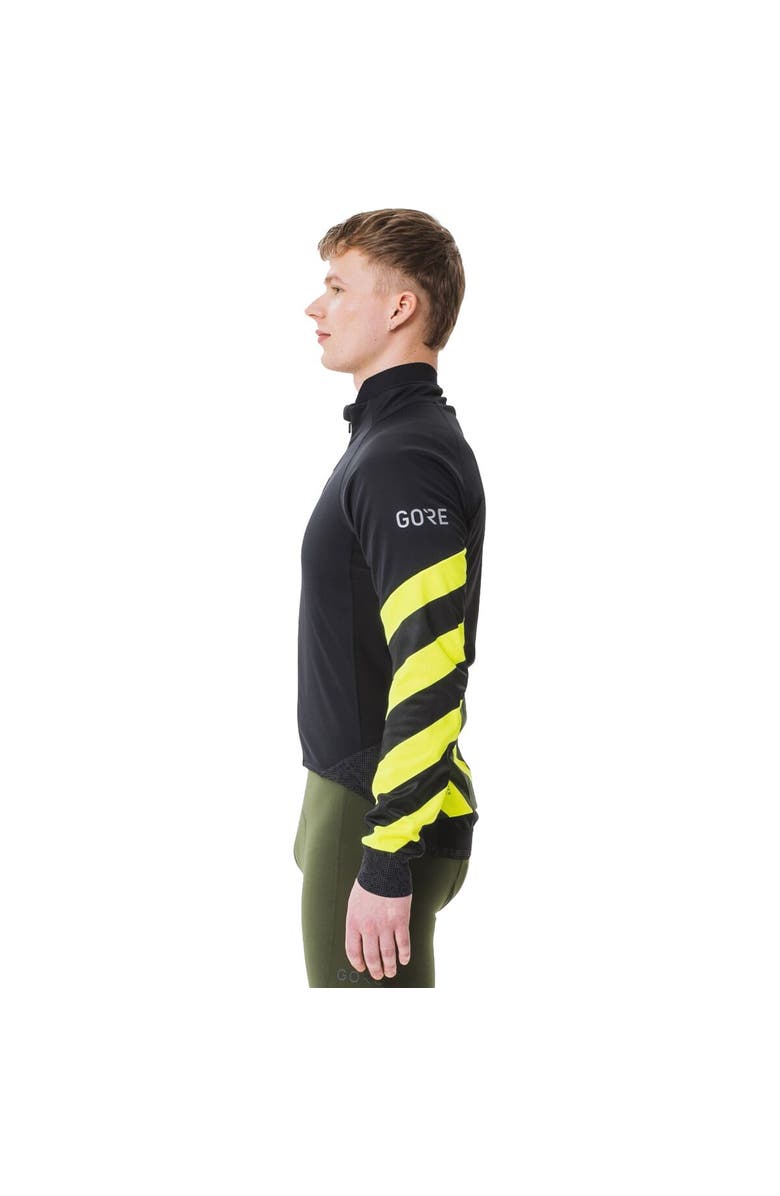 GOREWEAR C5 Gore-Tex Infinium Signal Thermo Jacket - Men
s, Alternate, color, Black/Neon Yellow