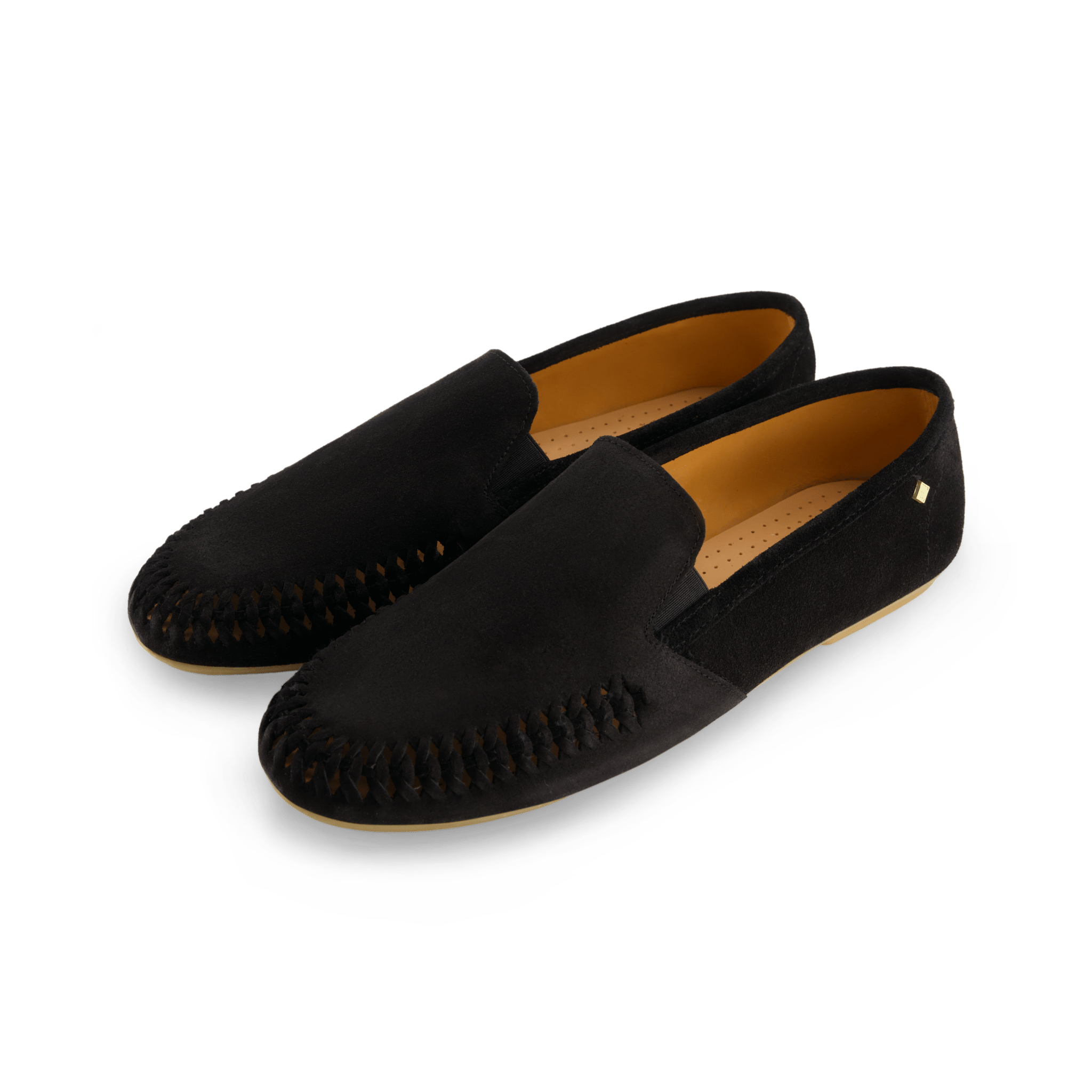 Rivieras Jazz Suede Slip-On Moccasin, Alternate, color, Noir