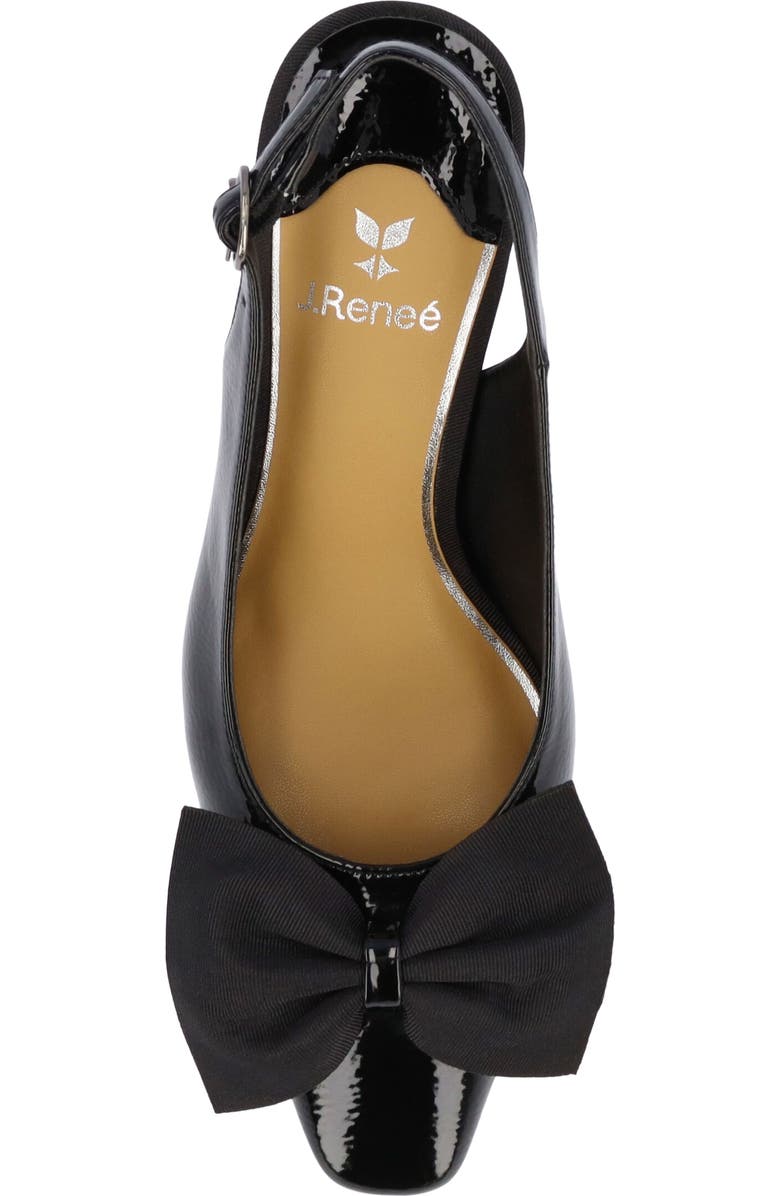 J. Reneé Harlan Slingback Pump, Alternate, color, Black