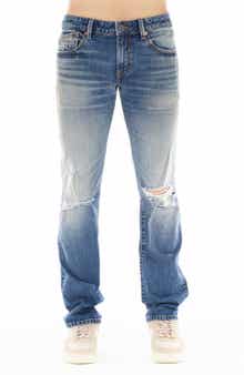 Cult of Individuality Greaser Distressed Straight Leg Jeans