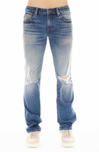 Cult of Individuality Greaser Distressed Straight Leg Jeans
