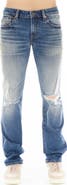 Cult of Individuality Greaser Distressed Straight Leg Jeans