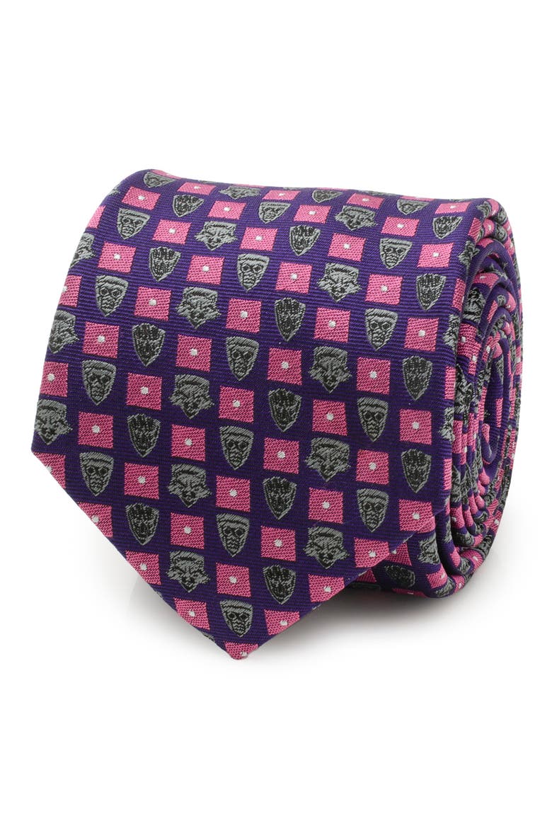 Guardians of the Galaxy Silk Blend Tie, Alternate, color, PURPLE