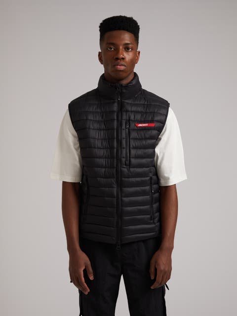 Satell1Te High Neck Sleeveless Gilet