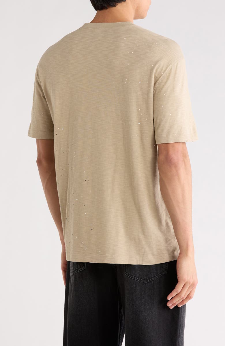 AG Wesley Crewneck T-Shirt, Alternate, color, Stone Dot Natural Multi