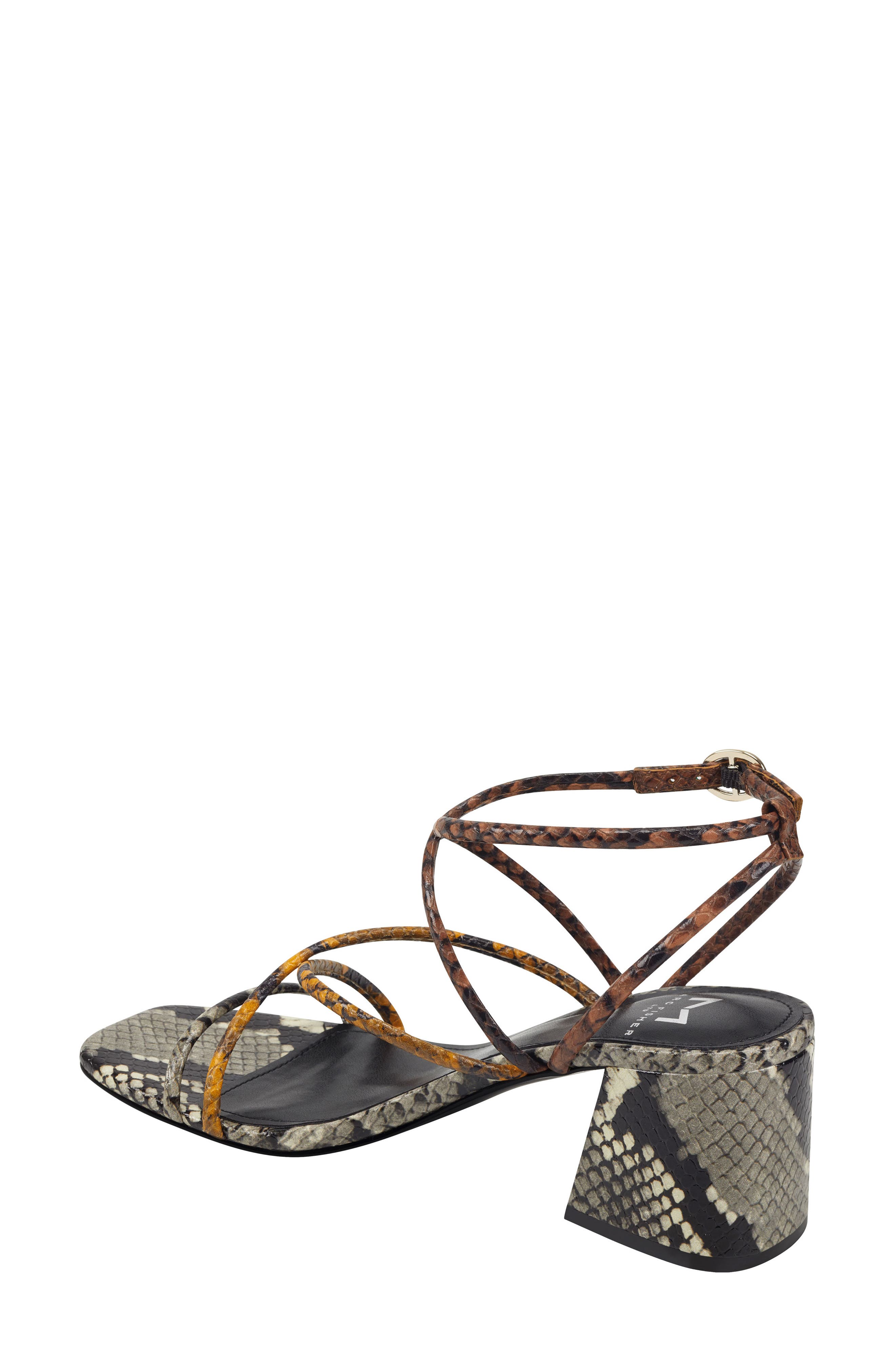 Nakita Sandal, Alternate, color, YELLOW SNAKE PRINT