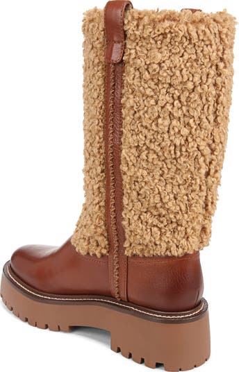 Elfie Faux Shearling Platform Boot