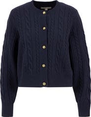 Barbour Elina Cable Stitch Wool & Cashmere Cardigan