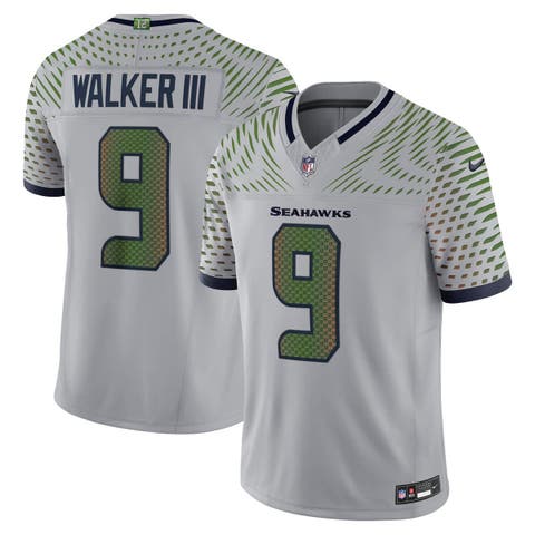 Men's Nike Kenneth Walker III Wolf Gray Seattle Seahawks 2025 Rivalries Collection Limited Jersey