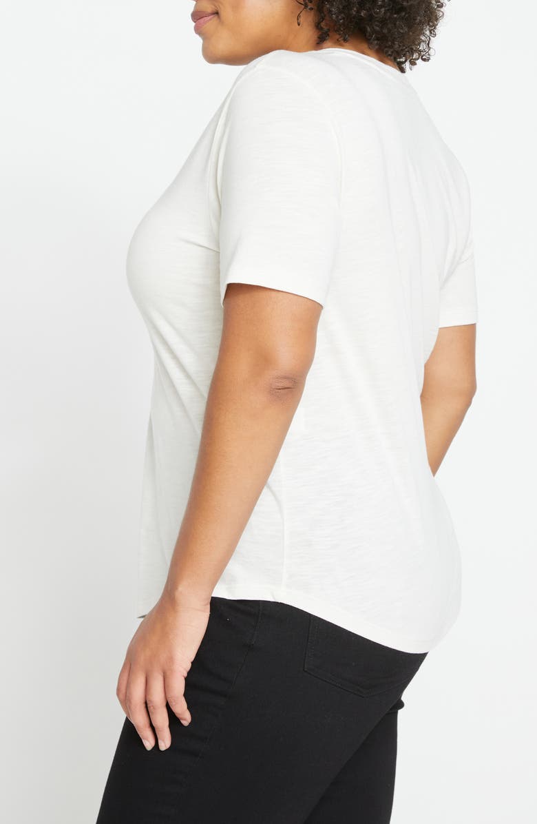 Universal Standard Light as Air V-Rex T-Shirt, Alternate, color, Vapor