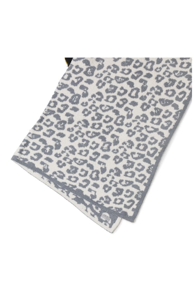 CozyChic® Animal Print Throw Blanket, Alternate, color, MOONBEAM/ CREAM