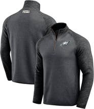 Darius Rucker Collection by Fanatics Men's Darius Rucker Collection by Fanatics Black Philadelphia Eagles Tonal Quarter-Zip Jacket