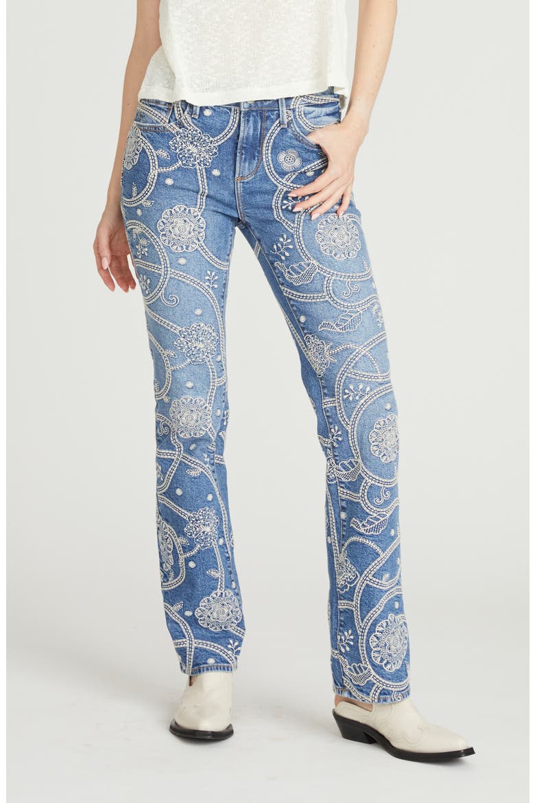 Kelly Bootcut Jeans, Main, color, MEDIUM WASH