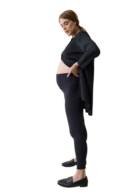 Ingrid & Isabel Maternity Foldover Legging In Black