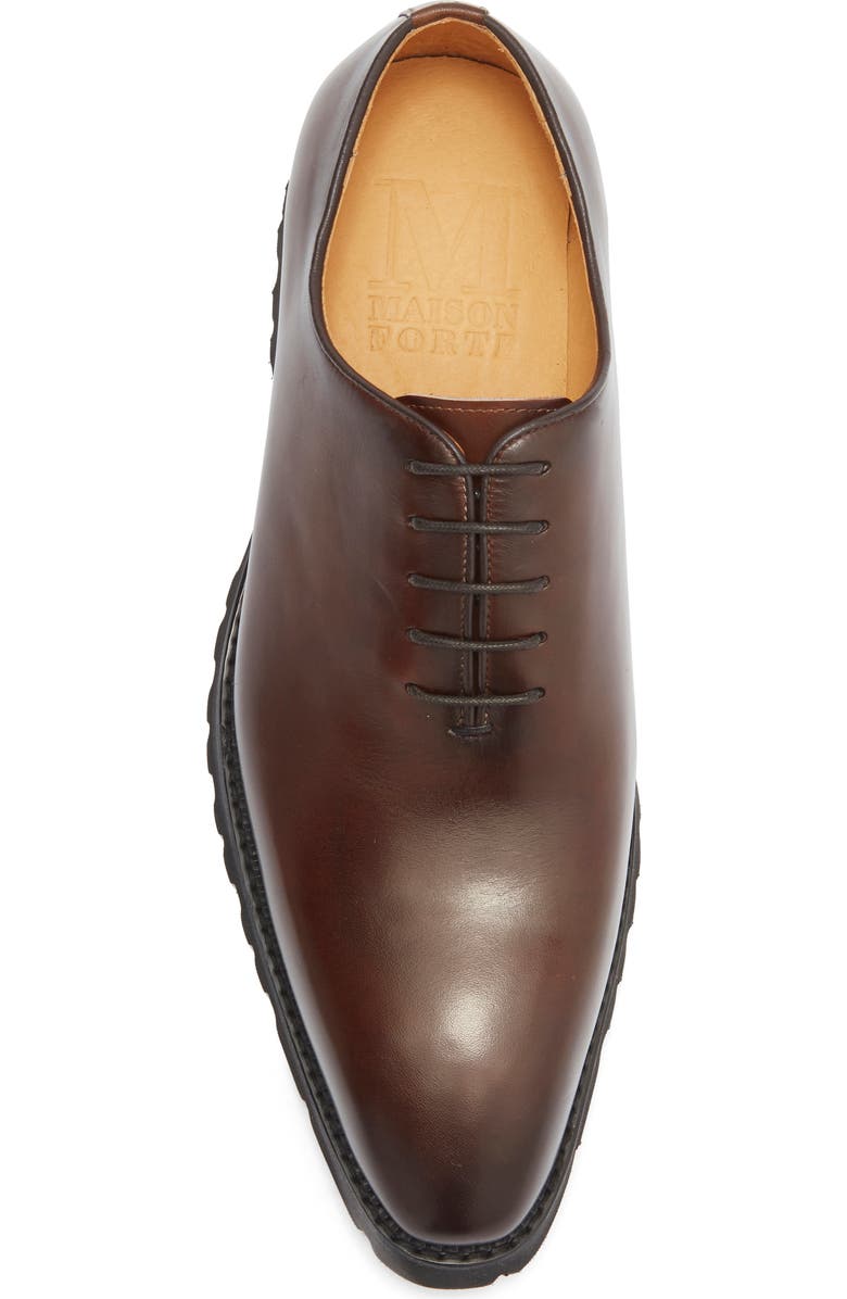 Maison Forte Presidio Wholecut Leather Oxford, Alternate, color, Chestnut