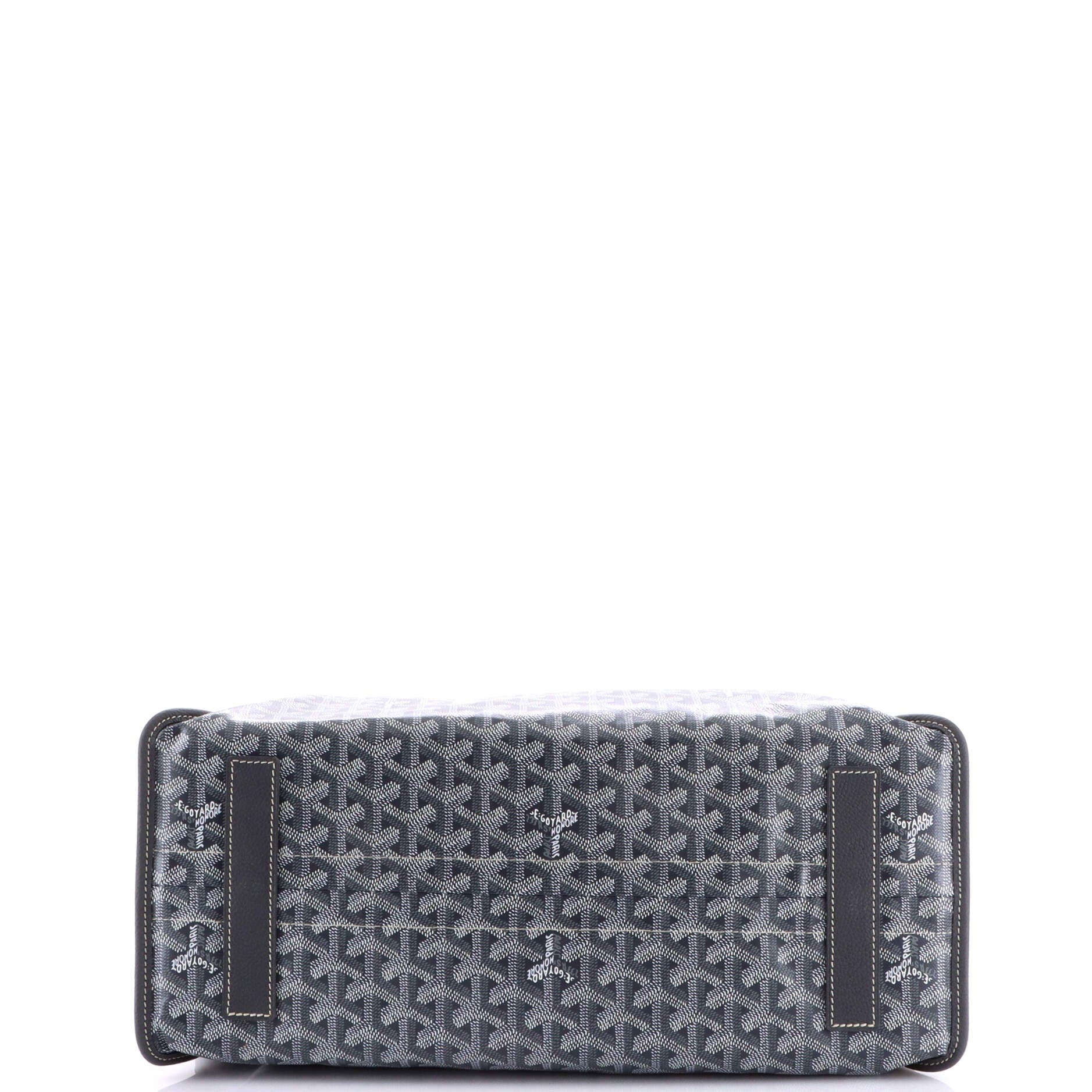 Pre-Owned Goyard Hardy Pet Carrier Coated Canvas PM, Alternate, color, Gray