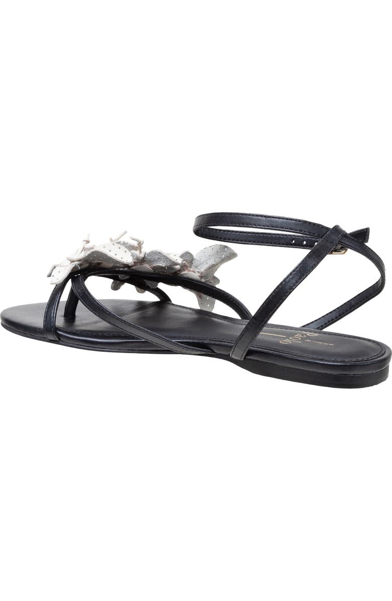 Linea Paolo Lucia Ankle Strap Sandal, Alternate, color, Black/ Ivory