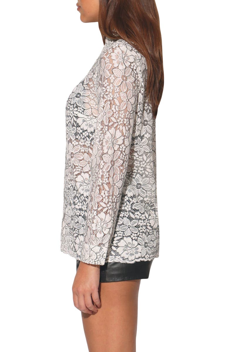 Walter Baker Maxine Lace Shirt, Alternate, color, Windsor Lace Ivory