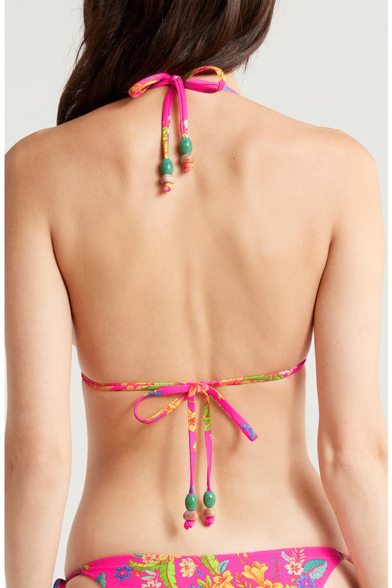 Ring Halter Bikini Top, Alternate, color, VIVA VACATION