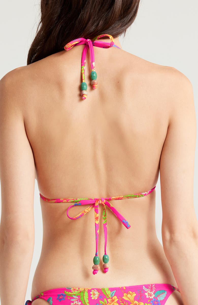 Kulani Kinis Ring Halter Bikini Top, Alternate, color, Viva Vacation