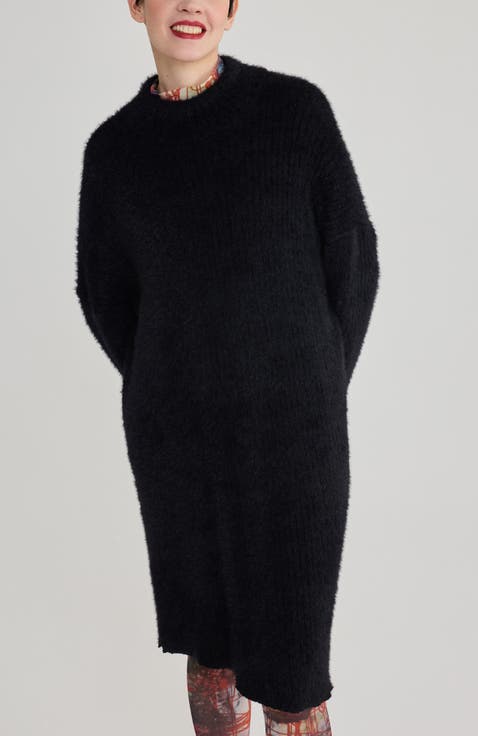 Capucine Shaggy Knit Dress