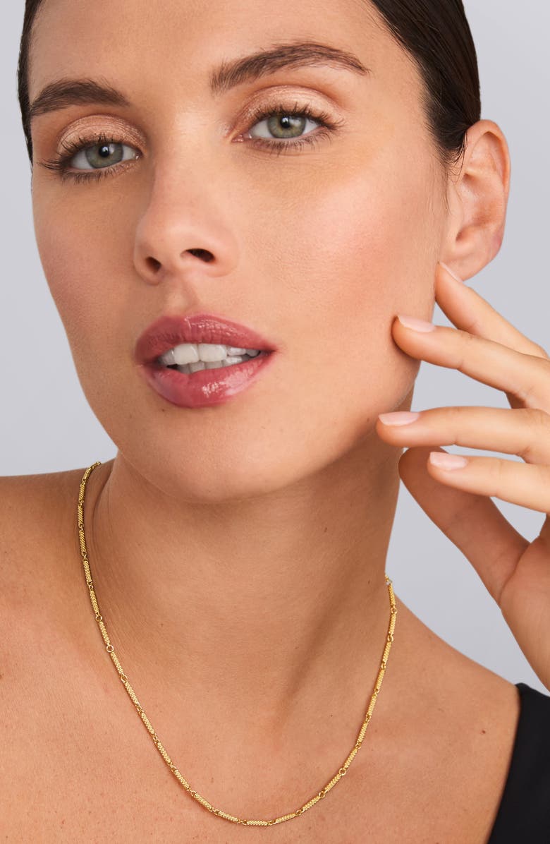 LAGOS Signature Caviar Station Necklace, Alternate, color, Gold