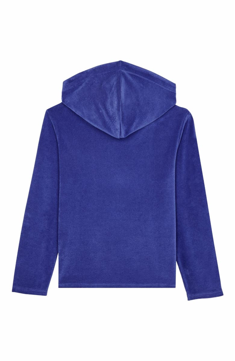 Vilebrequin Men's Terry Long-Sleeved Hooded T-Shirt, Alternate, color, Marrakech