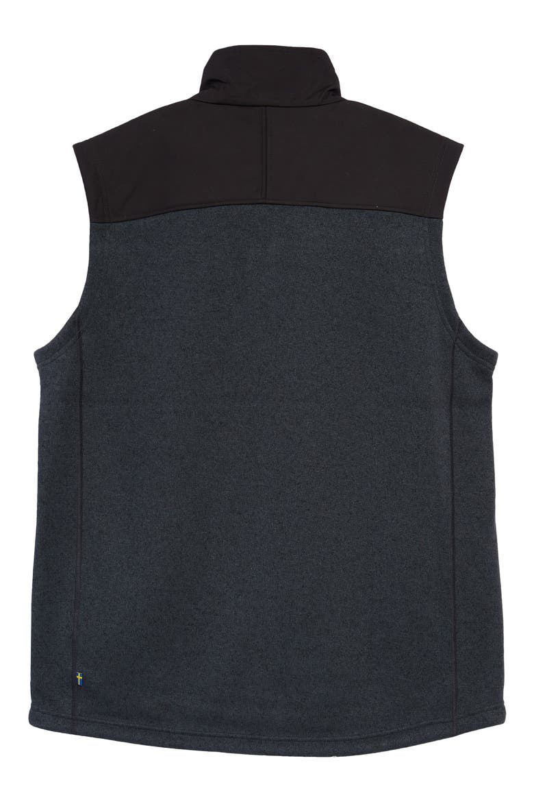 Buck Fleece Zip Vest, Alternate, color, GRAPHITE