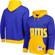 Mitchell & Ness Men's Mitchell & Ness Royal Los Angeles Rams Big Face 5.0 Pullover Hoodie