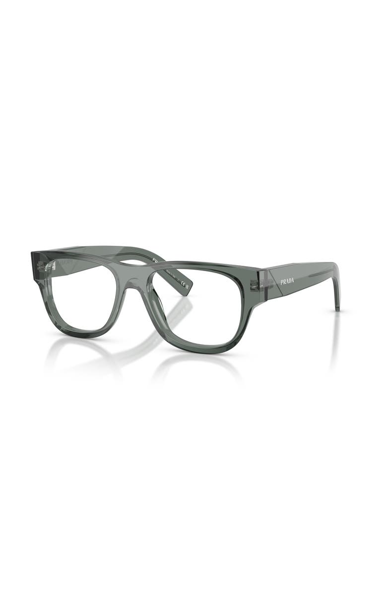 Prada 53mm Square optical glasses, Main, color, Grey