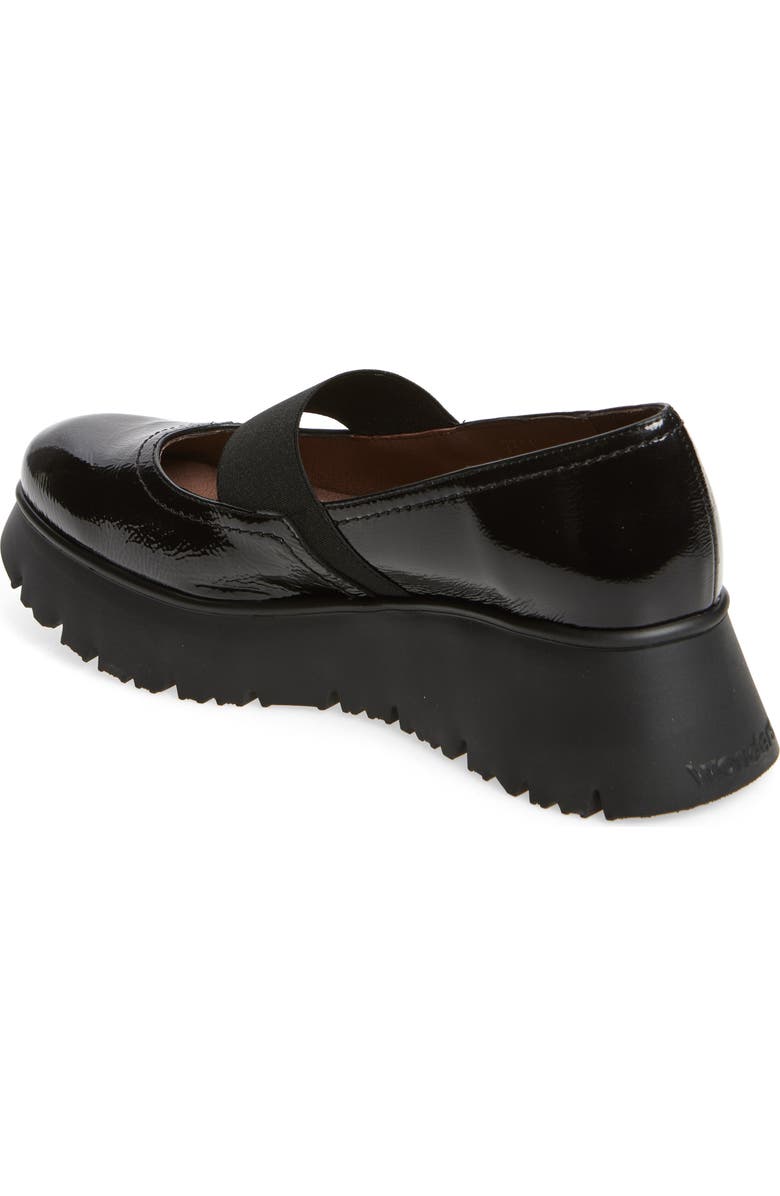 Wonders Platform Mary Jane Loafer, Alternate, color,