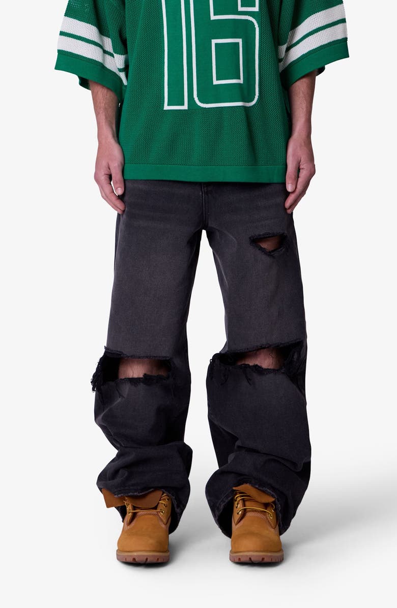 mnml Blowout Rave Jeans, Alternate, color, Vintage Black