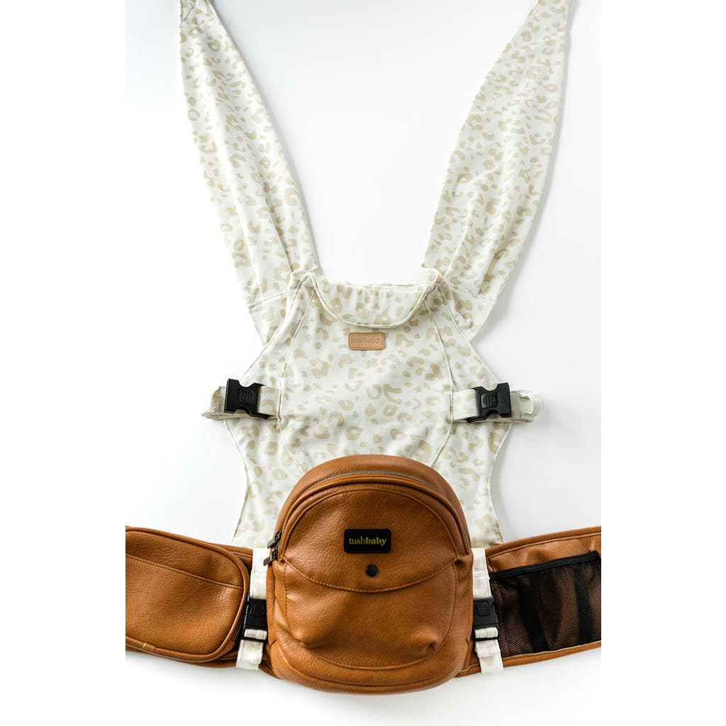 Tushbaby 2-in-1 Combo Carrier in Cognac/Leopard  product