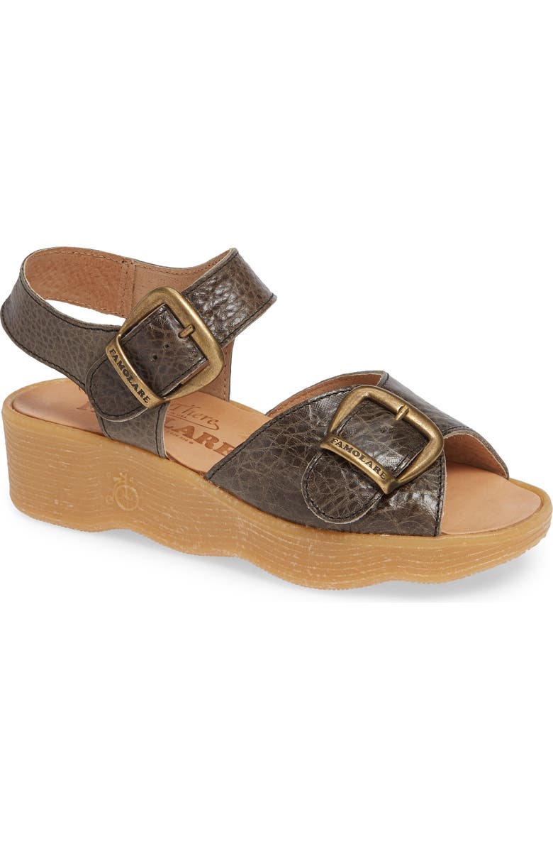 Famolare Double Play Platform Sandal, Main, color,