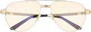 Cartier 59mm Aviator Reading Glasses
