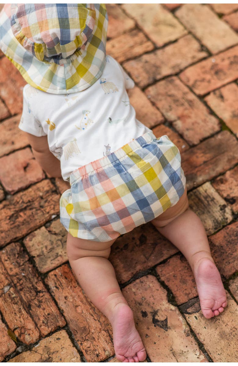 Pehr Check Organic Cotton Bloomers, Alternate, color, Picnic