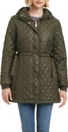 Kate Spade New York water resistant diamond quilted jacket