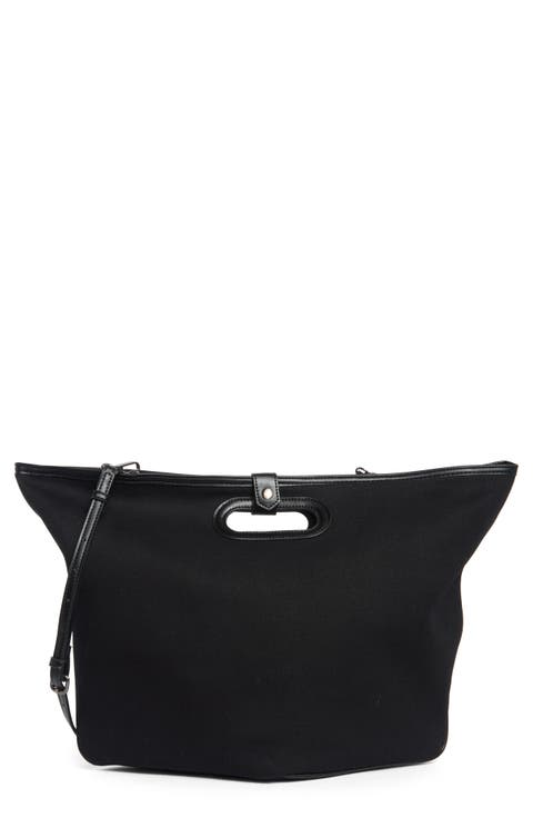 Canvas Water Repellent Tote Bag with Pouch