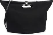 BCBG Canvas Water Repellent Tote Bag with Pouch