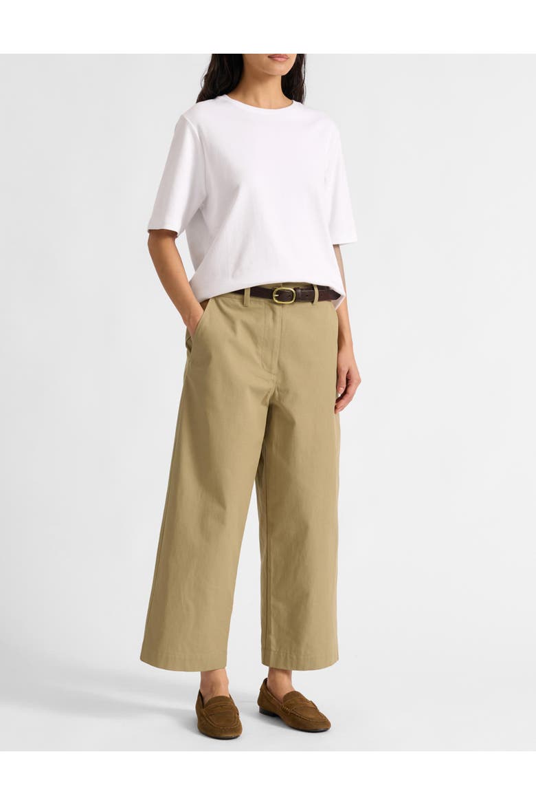 Cropped Barrel Trousers, Alternate, color, Stone