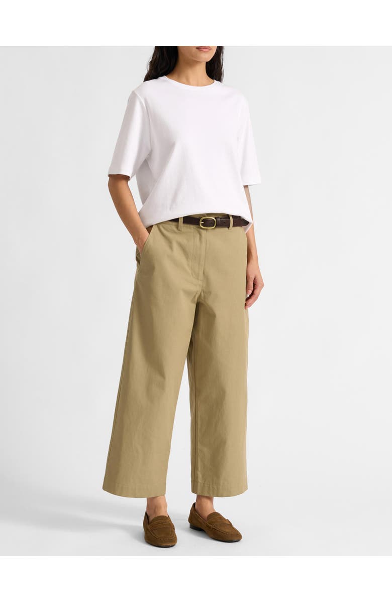Albaray Cropped Barrel Trousers, Alternate, color, Stone