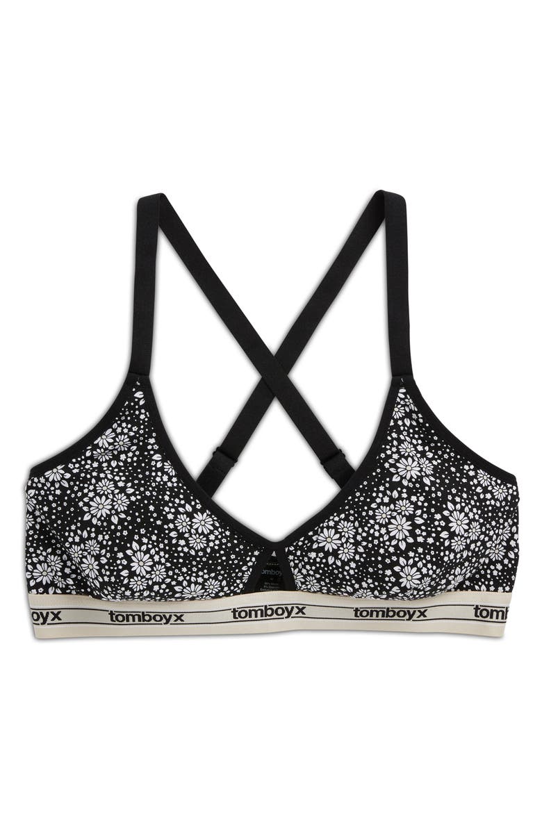 TomboyX Stretch Modal Lounge Bralette, Main, color, Modal Petal Pizzazz