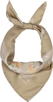 Lauren Ralph Lauren Small Floral Silk Square Scarf