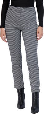 Ookie & Lala Houndstooth Straight Leg Pants