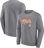 FANATICS Men's Fanatics Branded Heather Gray New York Mets Simplicity Pullover Sweatshirt