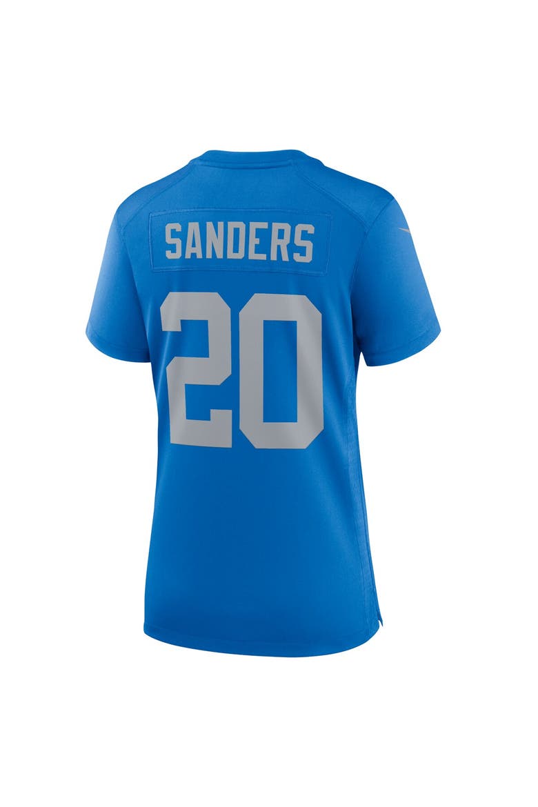 Women's Nike Barry Sanders Blue Detroit Lions Alternate Game Jersey, Alternate, color, Blue