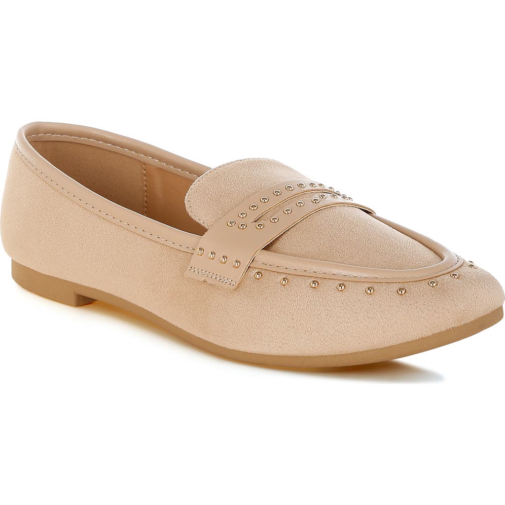London Rag Lumina Penny Strap Studded Loafer
