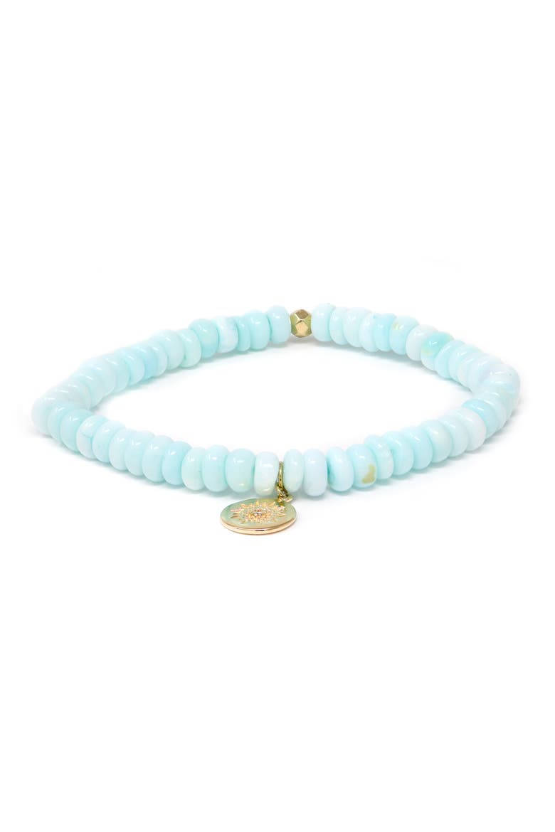 Boheme Milly Charm Bracelet, Main, color, TURQUOISE/AQUA