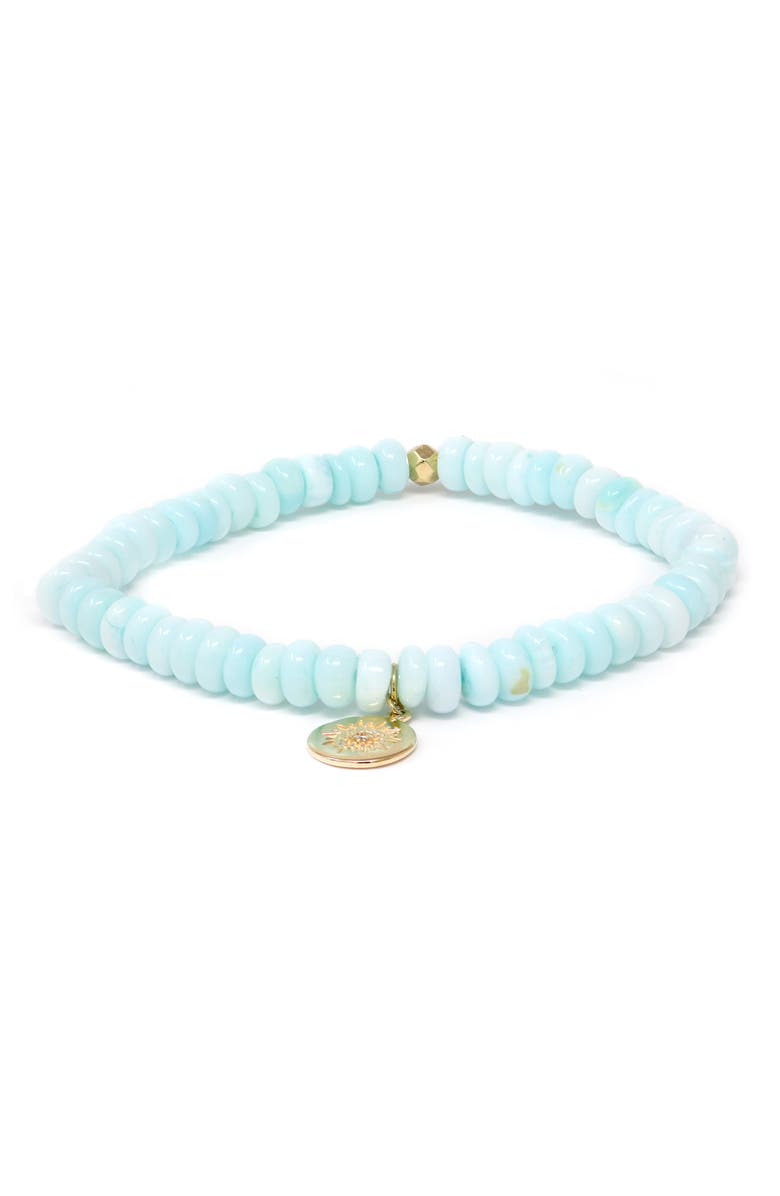 Anzie Boheme Milly Charm Bracelet, Main, color, Turquoise/ Aqua