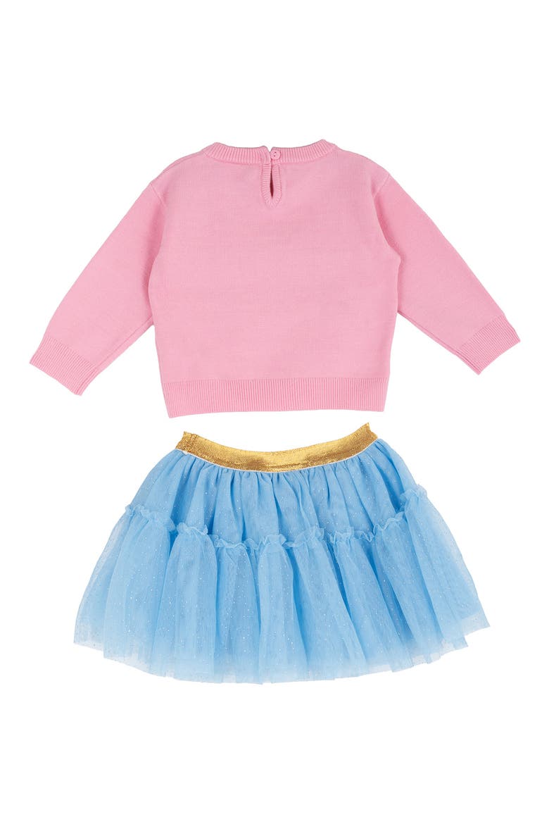 Nutcracker Tutu Sweater & Skirt Set, Alternate, color, PINK